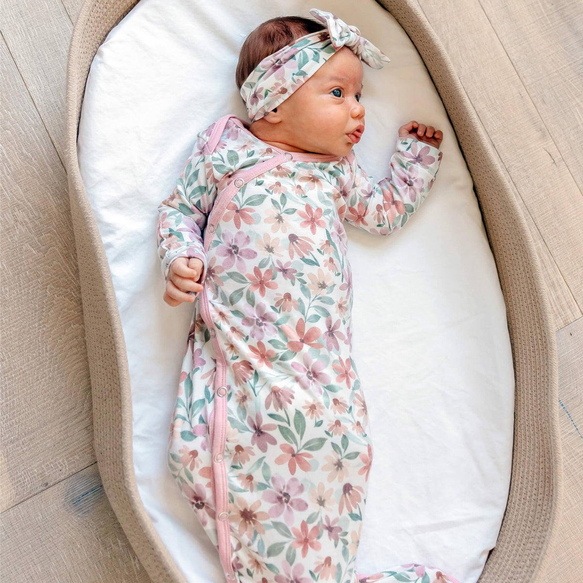 Newborn Knotted Gown Natalie