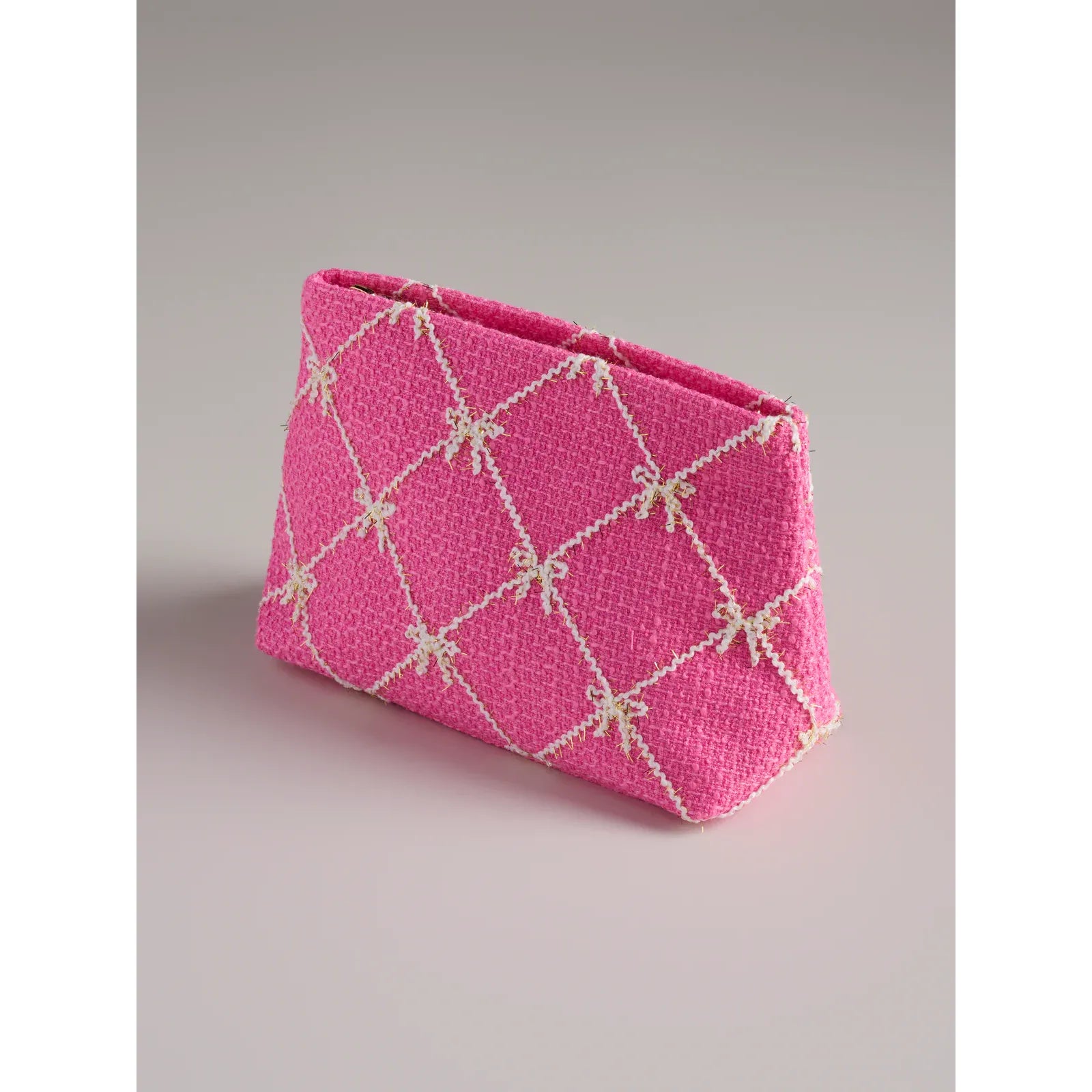 Tinsel Bow Zip Pouch