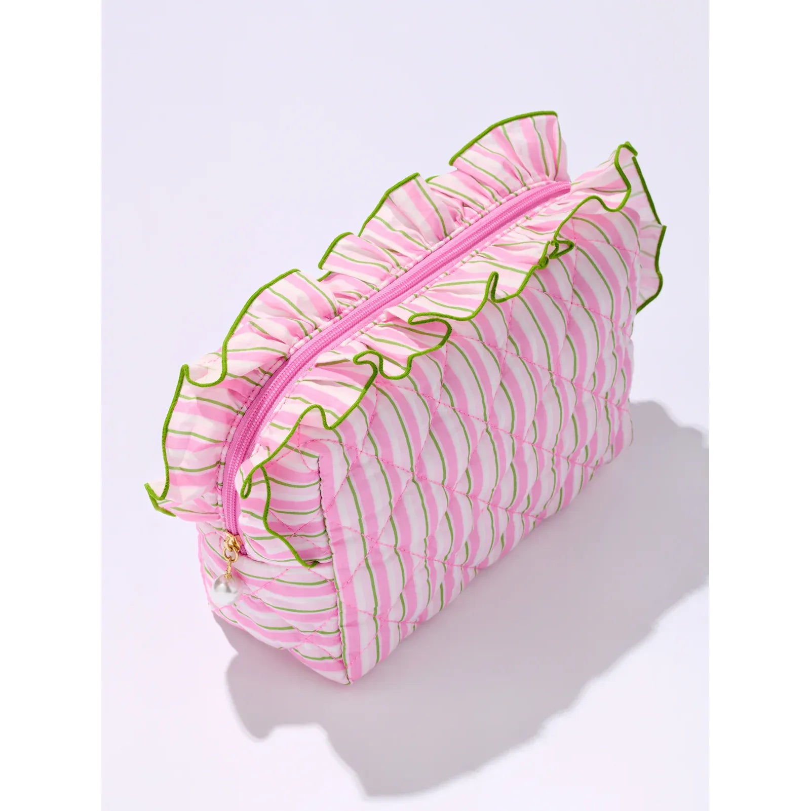 Fancy Large Pearl Zip Pouch