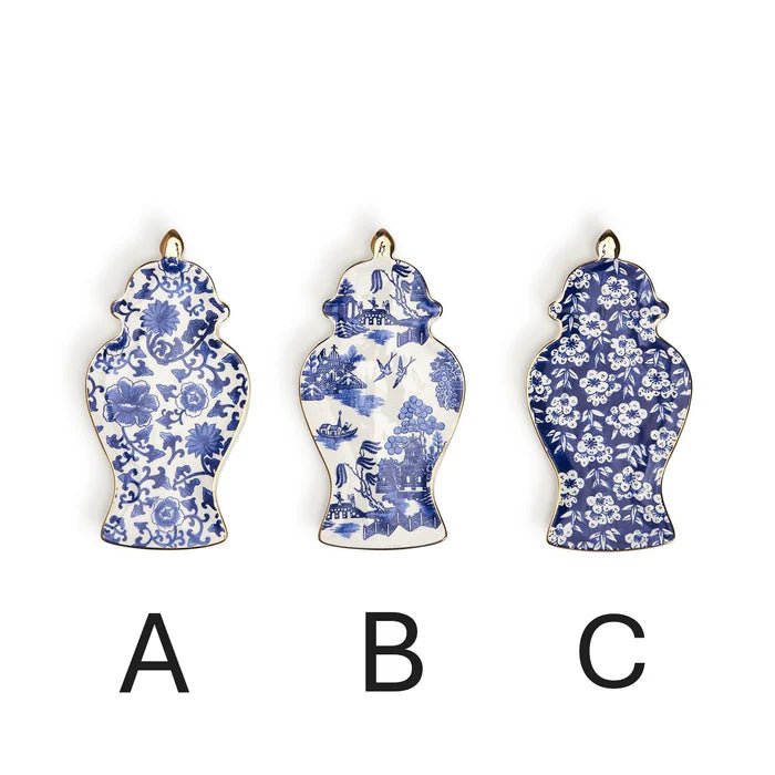 Blue & White Ginger Jar Trinket Tray