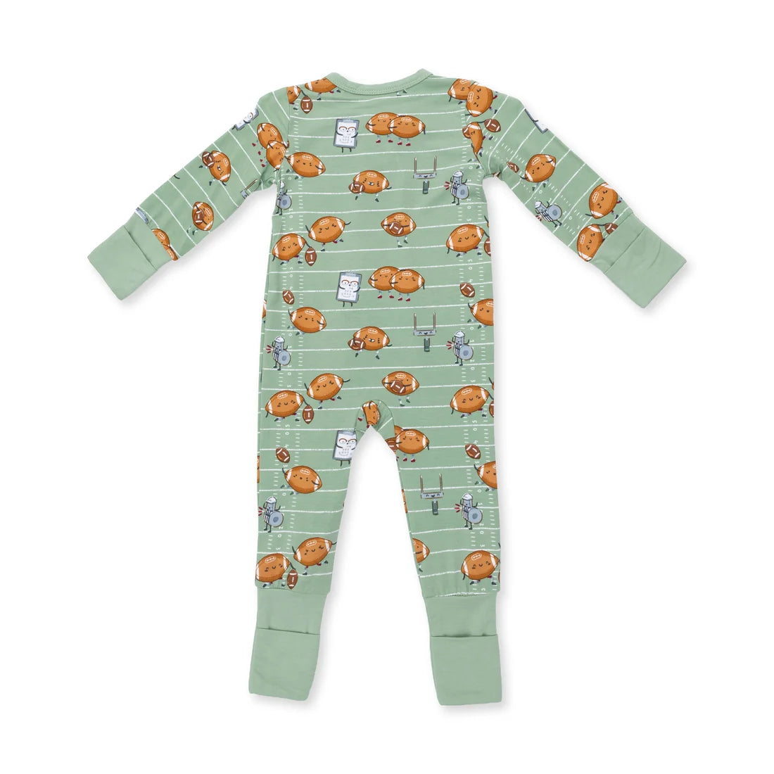 Footballs Playing Football Convertible Romper