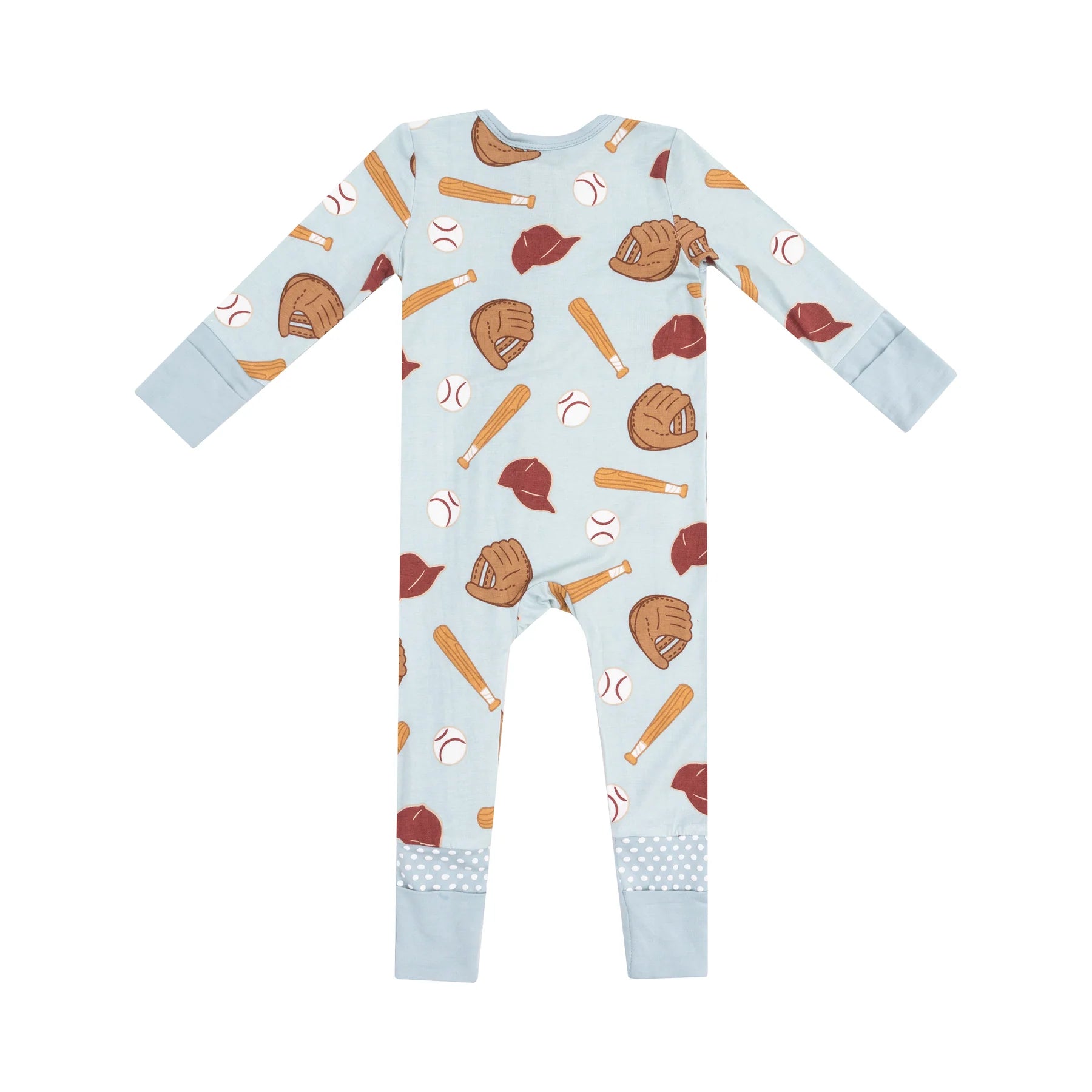 Baseball 2 Way Zipper Coverall