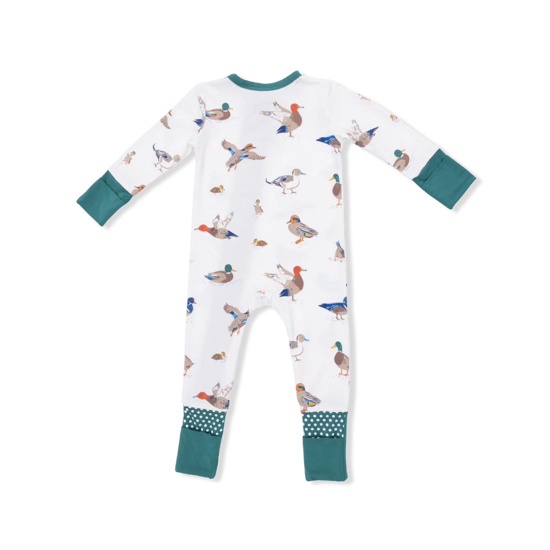Ducks 2 Way Zipper Convertible Romper