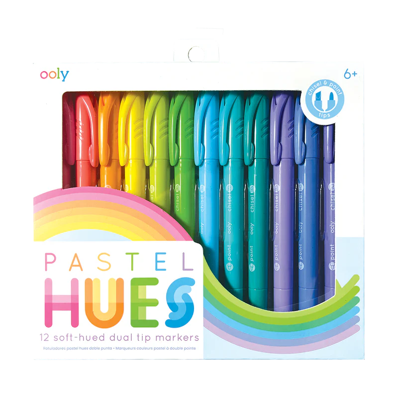 Pastel Hues Dual Tip Markers