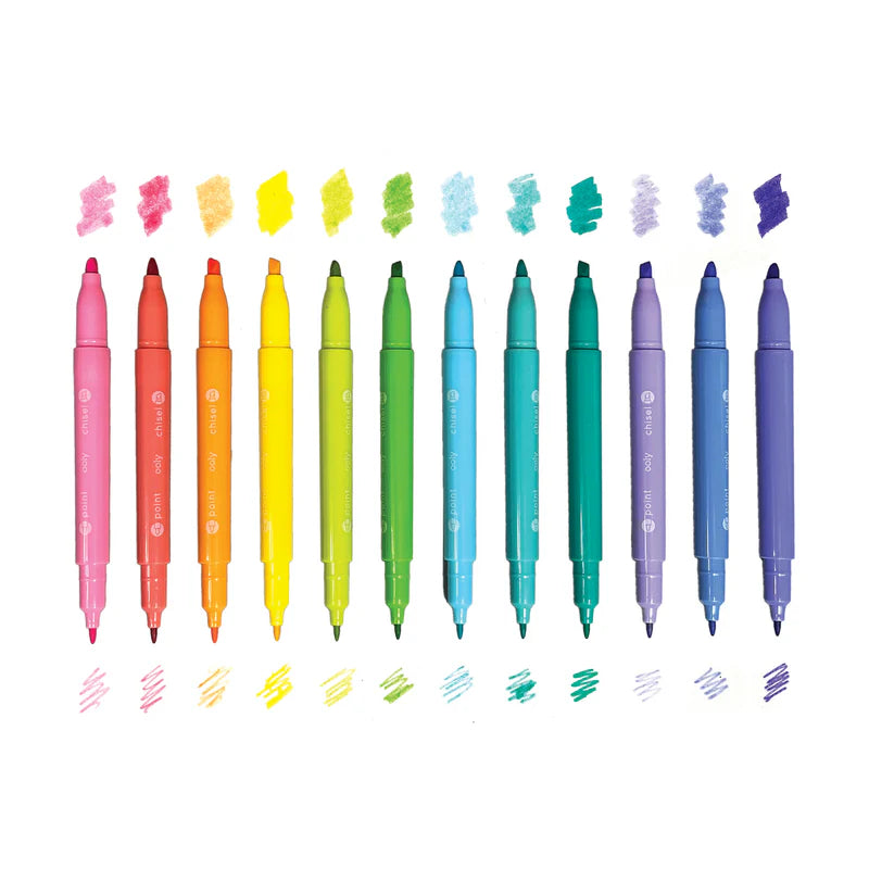 Pastel Hues Dual Tip Markers
