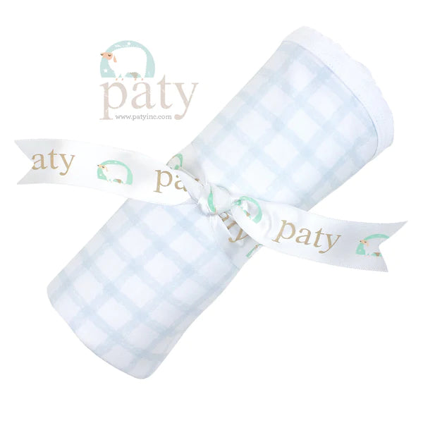 Pima Watercolor Gingham Blanket