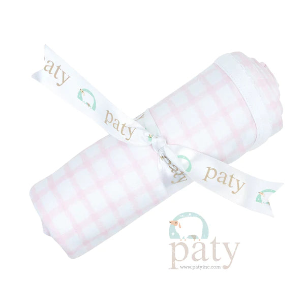 Pima Watercolor Gingham Blanket