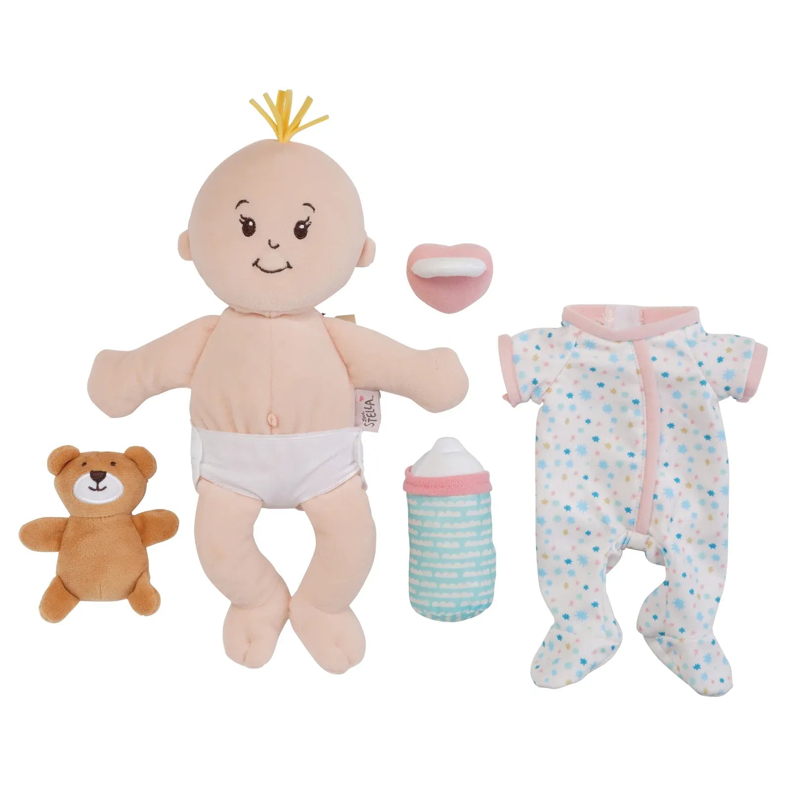 Love, Stella Sleepy Time Set Peach Doll with Blonde Tuft