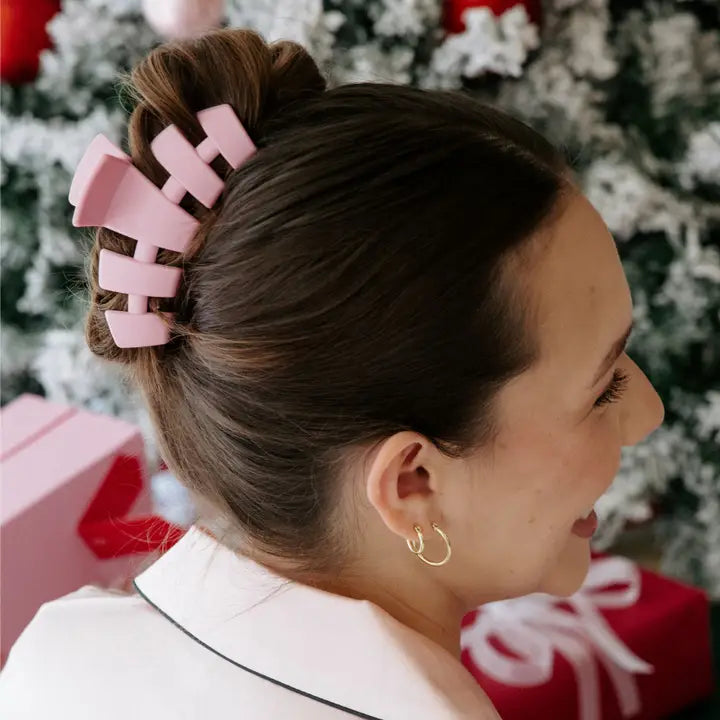 Teleties Merry Pinkmas Hair Clip