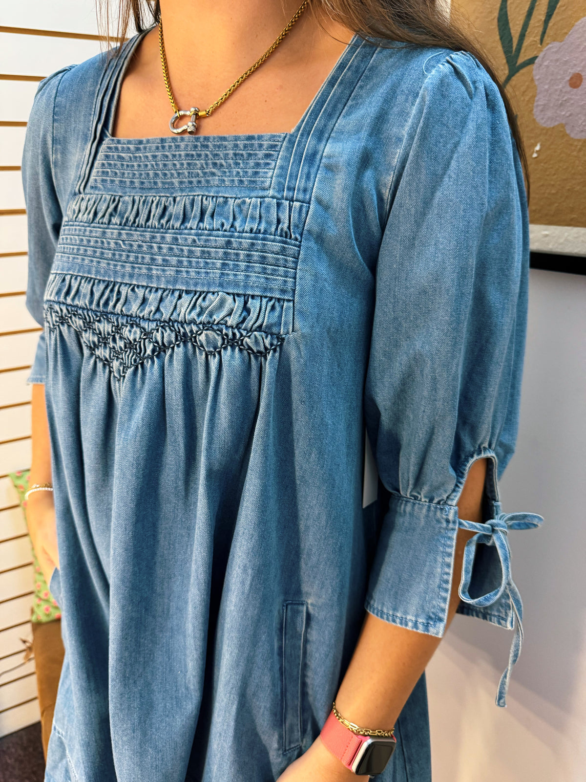 Aven Denim Dress