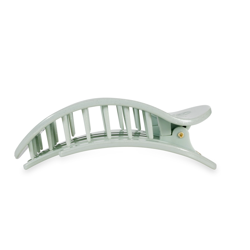 TELETIES Flat Round Hair Clip Dew Drop