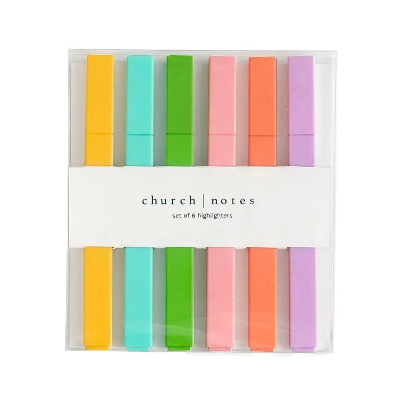 Radiant Highlights – Bible Study Highlighter Set of 6 Colors