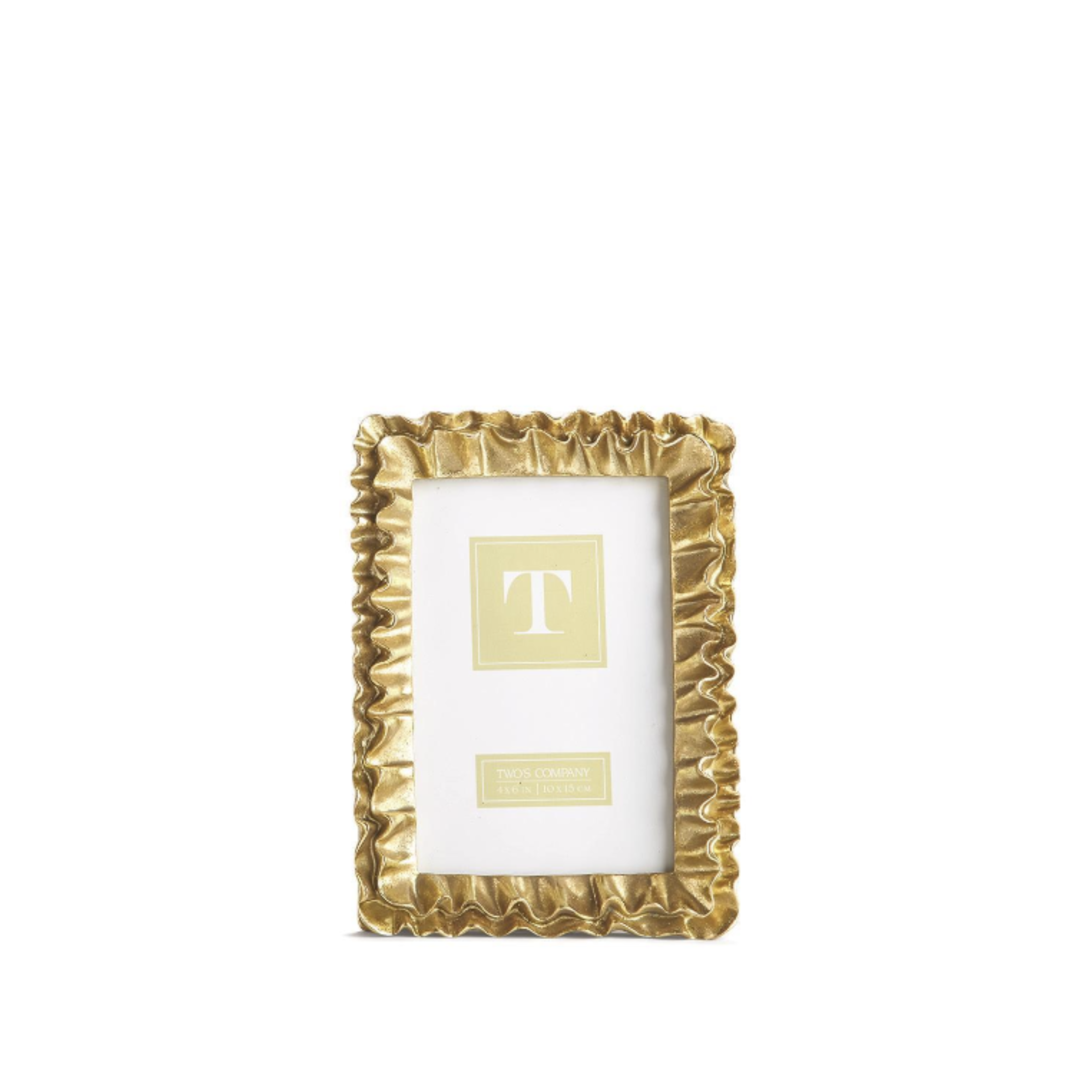 Gold Ruffles Photo Frame