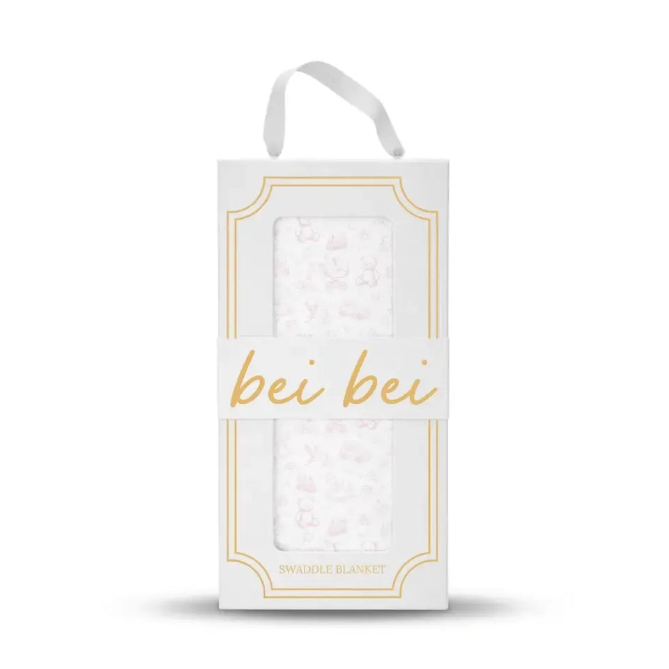 Bei Bei | Nursery Toile Swaddle Blanket