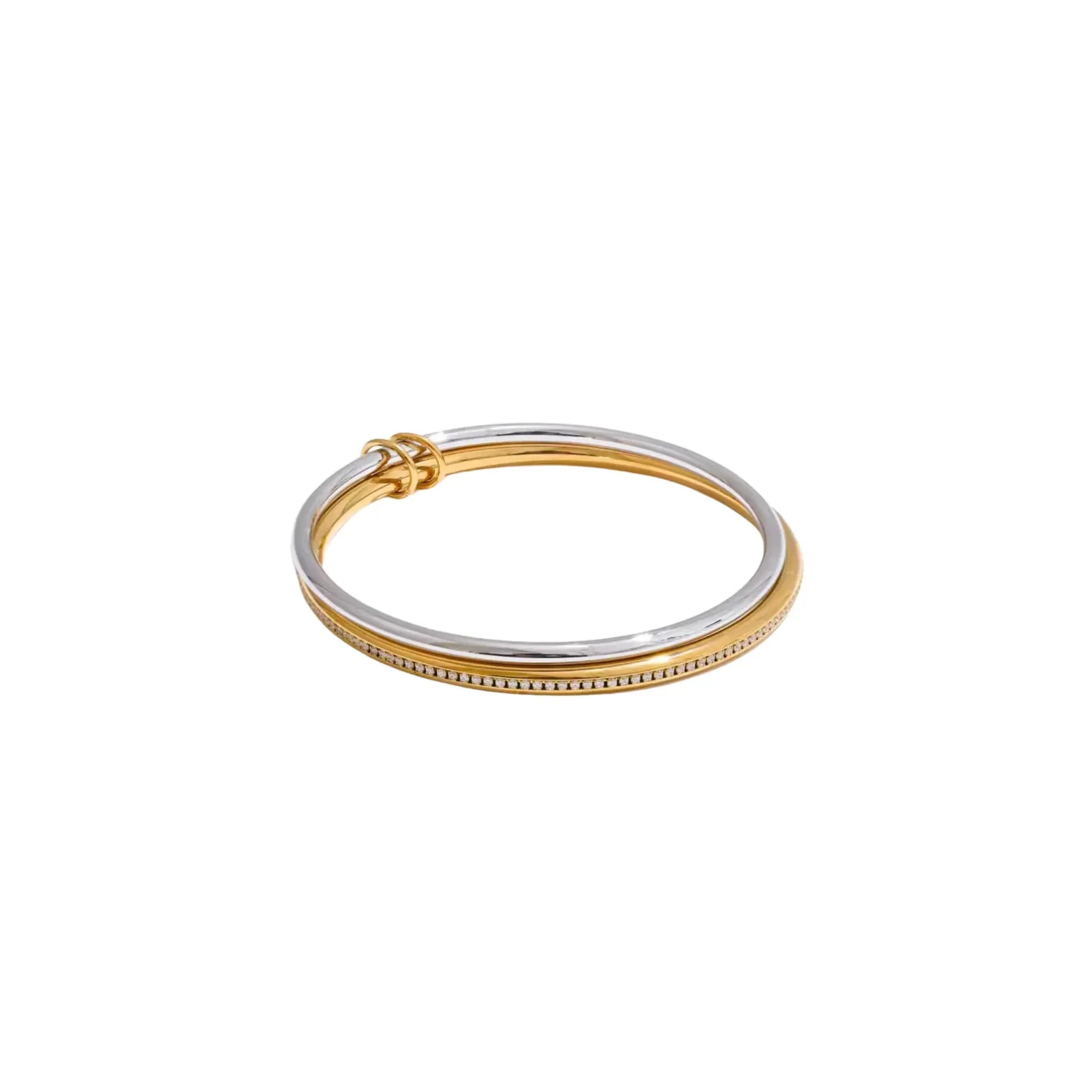 Ella Two Toned Bangle
