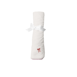 Bow Pip Embroidered Blanket