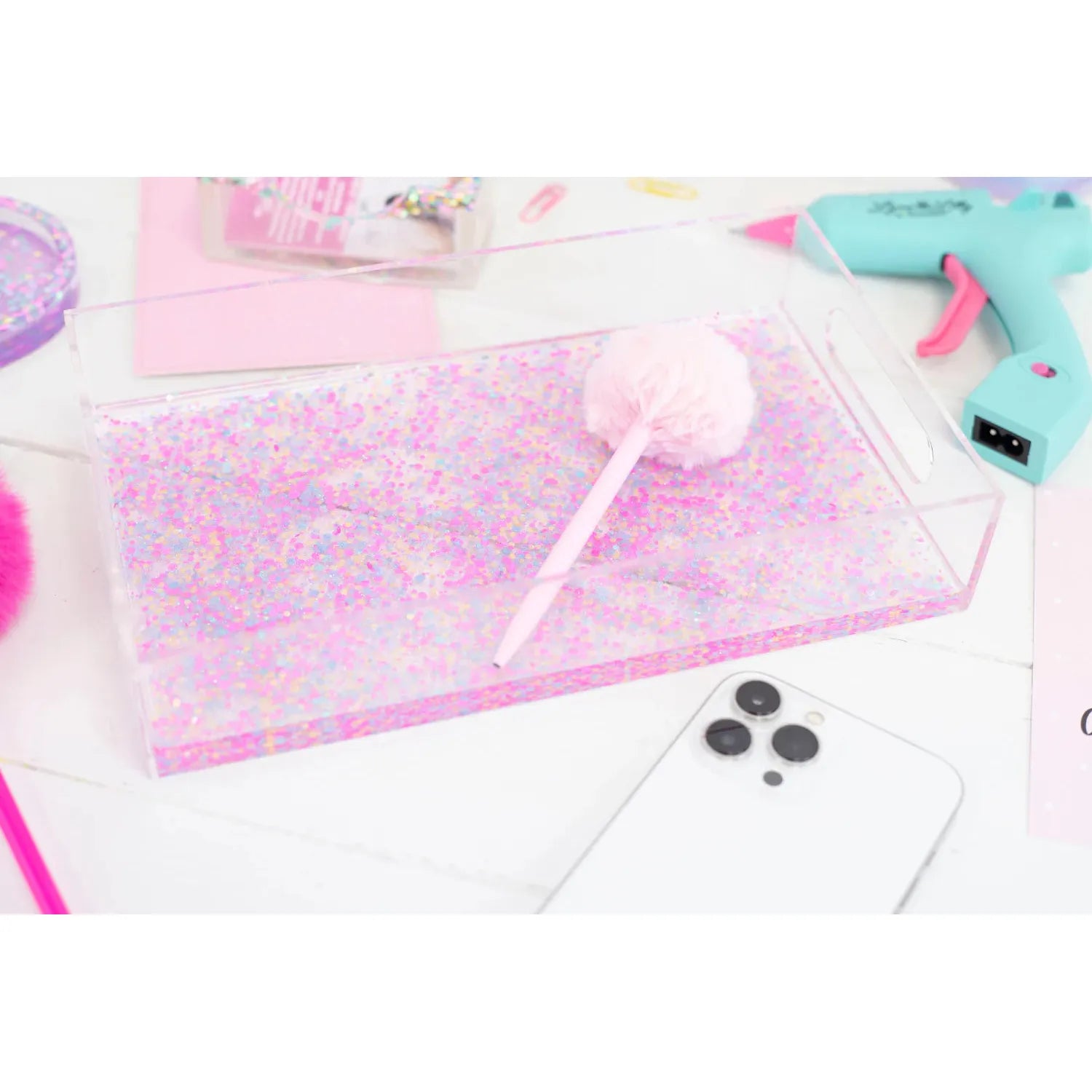 Acrylic Glitter Tray