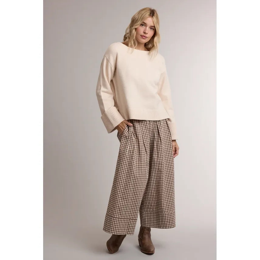 Wide Sleeve Cuff Sweater