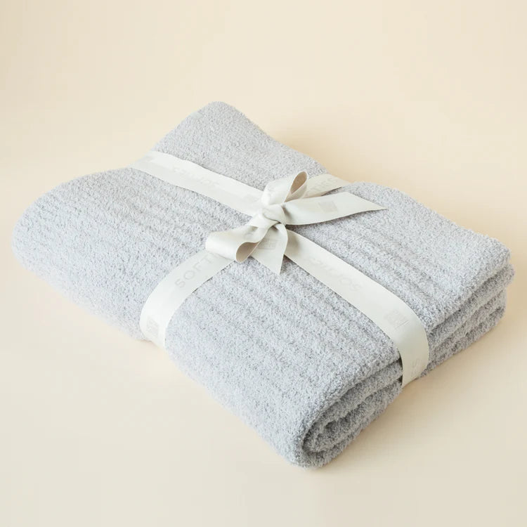 Softies 50" x 70" Solid Rib Marshmallow Blanket