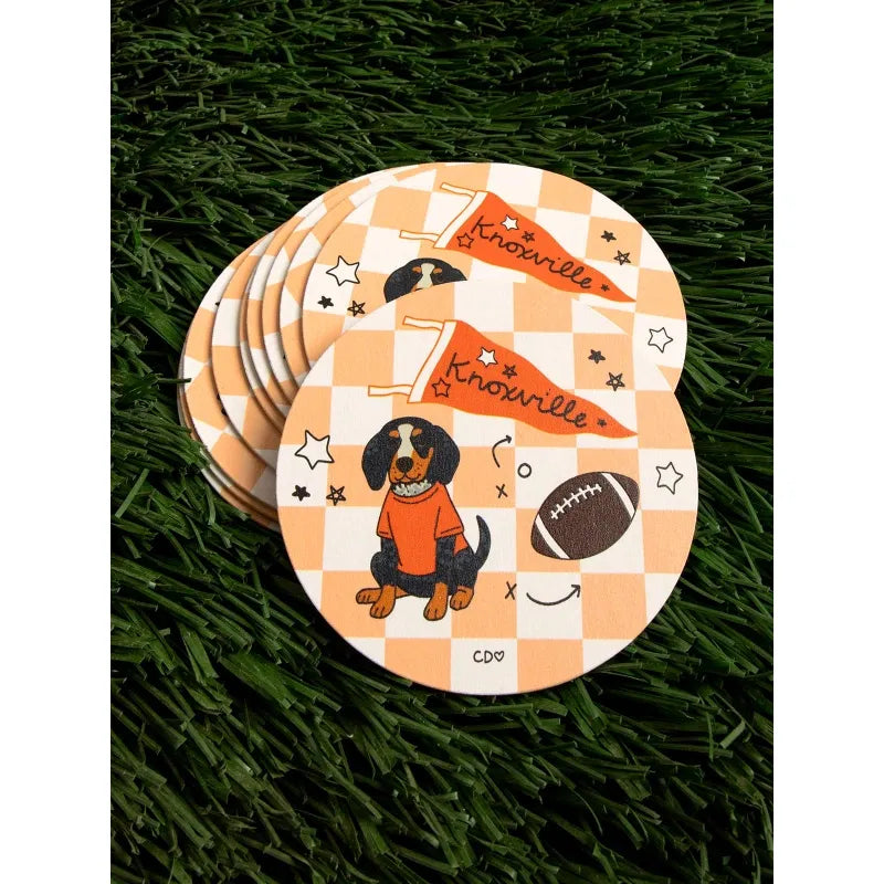 Knoxville Football Game Day Paper Coasters - Set of 10