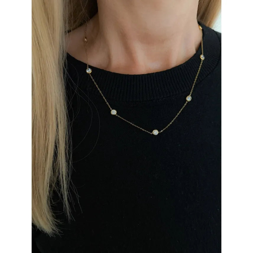Dainty Diamond Necklace