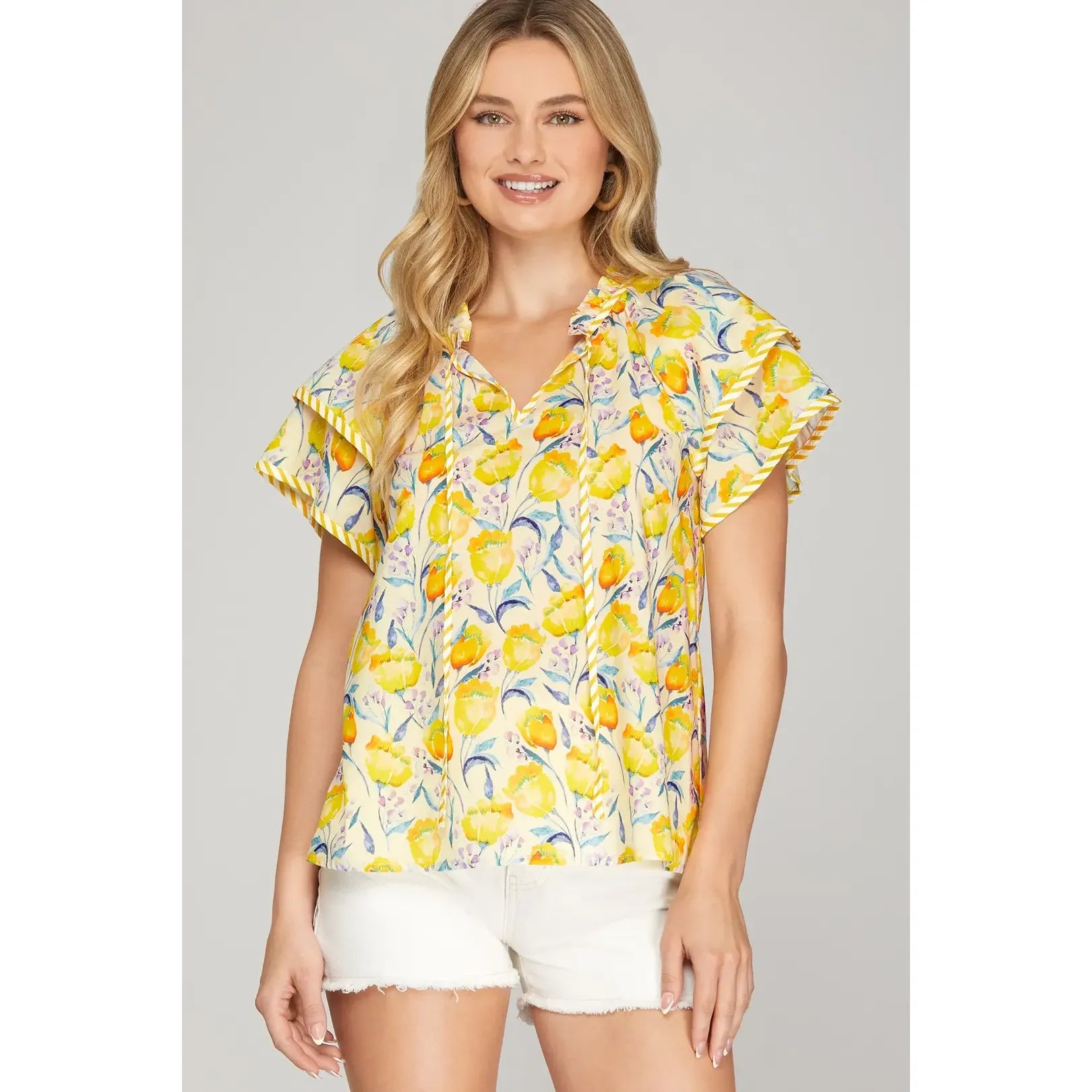 Sunrise Tulip Top