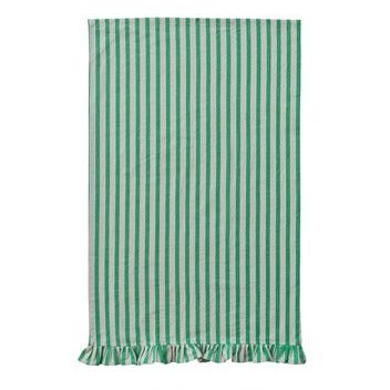 Striped Cotton Printed Tea Towel