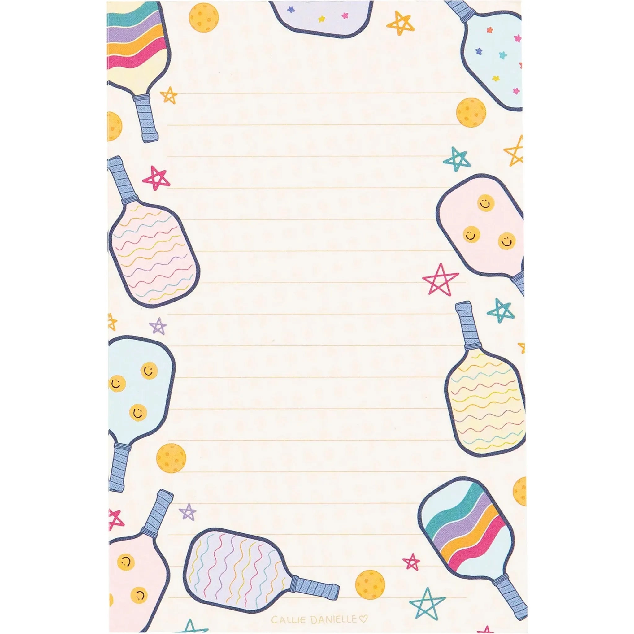 Pickleball Paddles Notepad