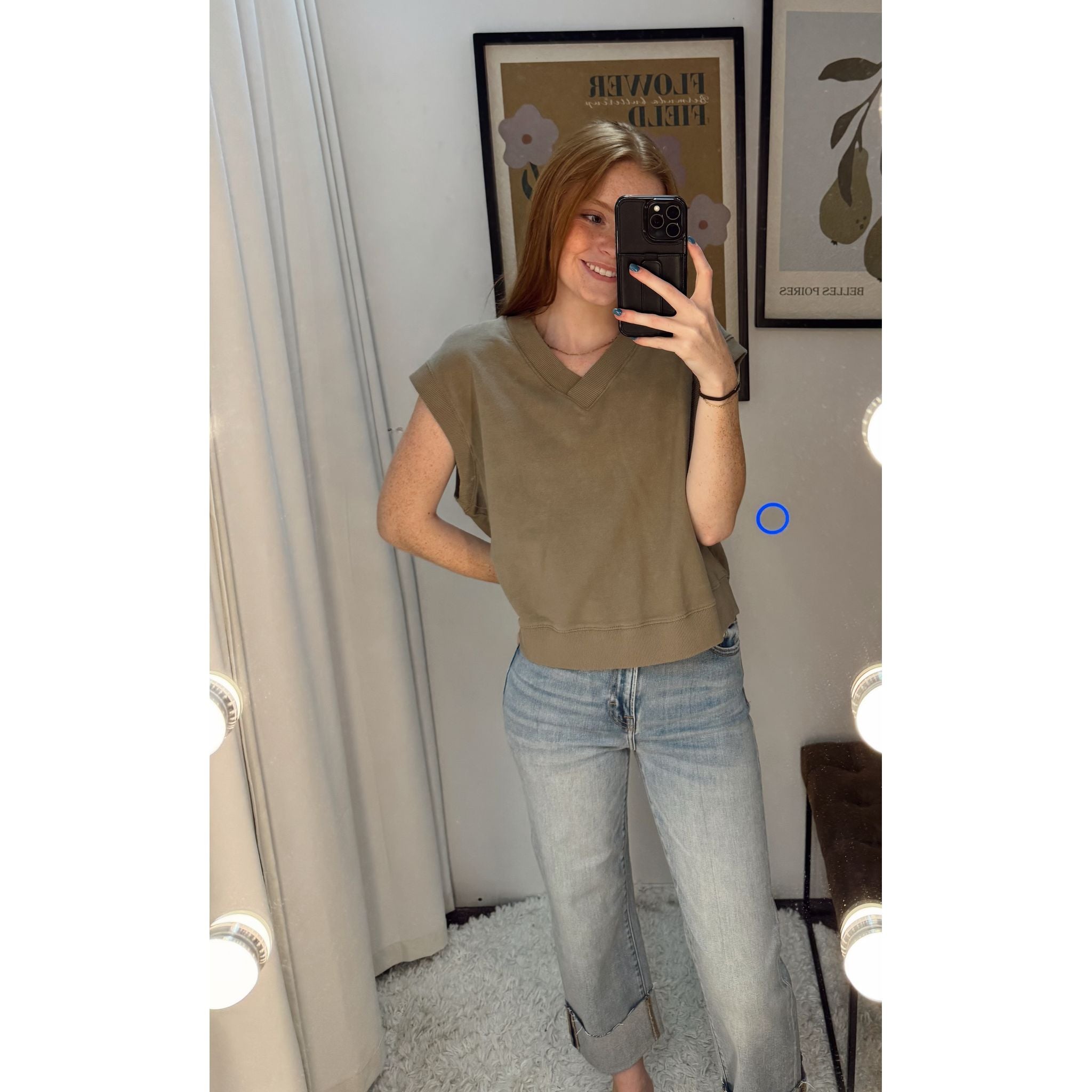 Mocha Mousse Top