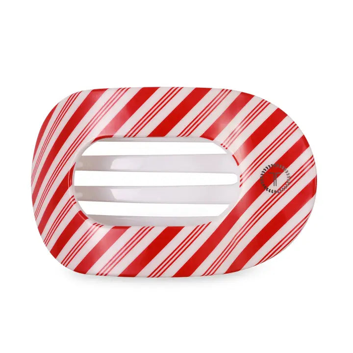 Teleties Candy Cane Crush Flat Hair Clip