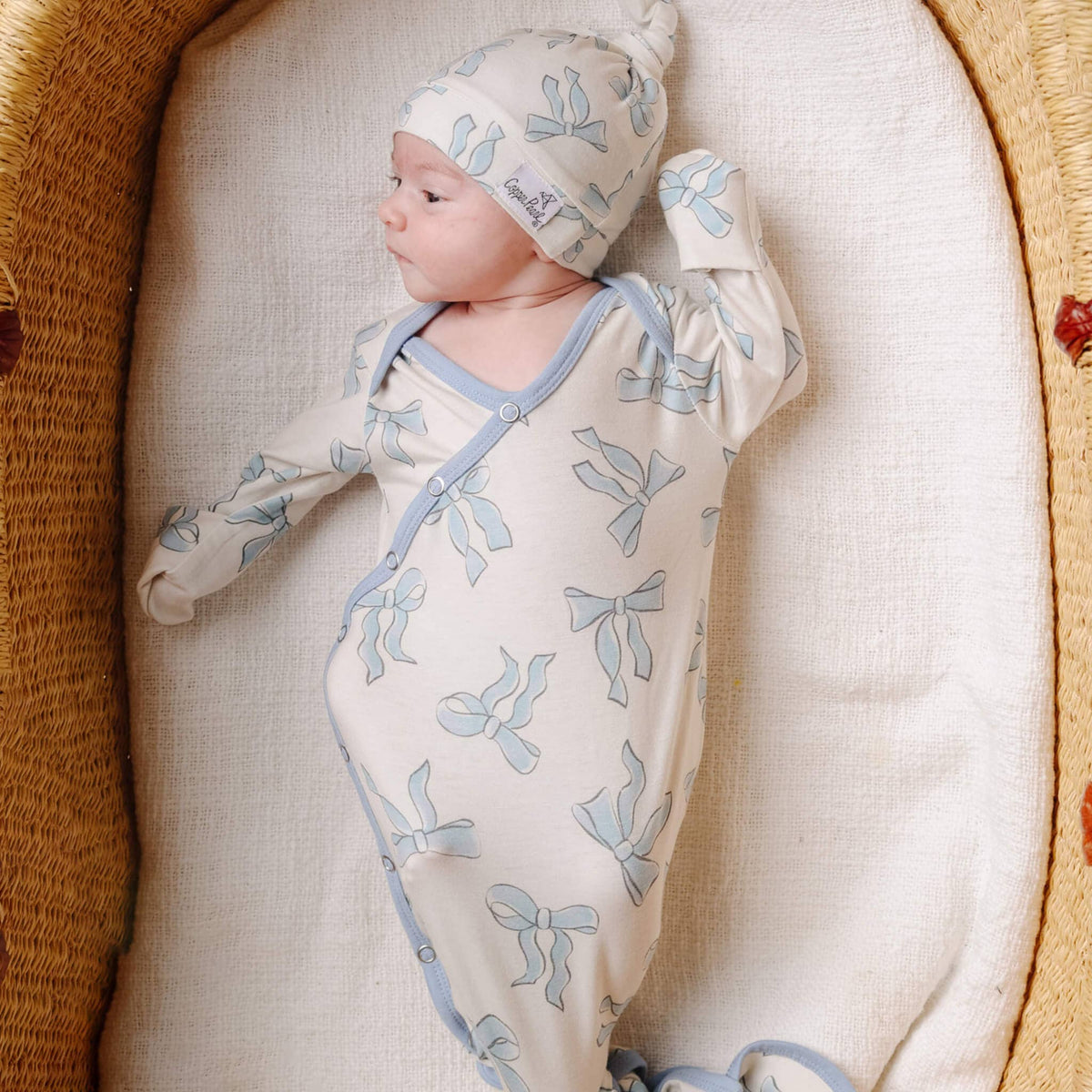 Newborn Knotted Gown Daphne