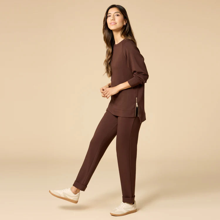 Softies DreamTech Crew Tunic with Side Zip & Ankle Cuff Pant