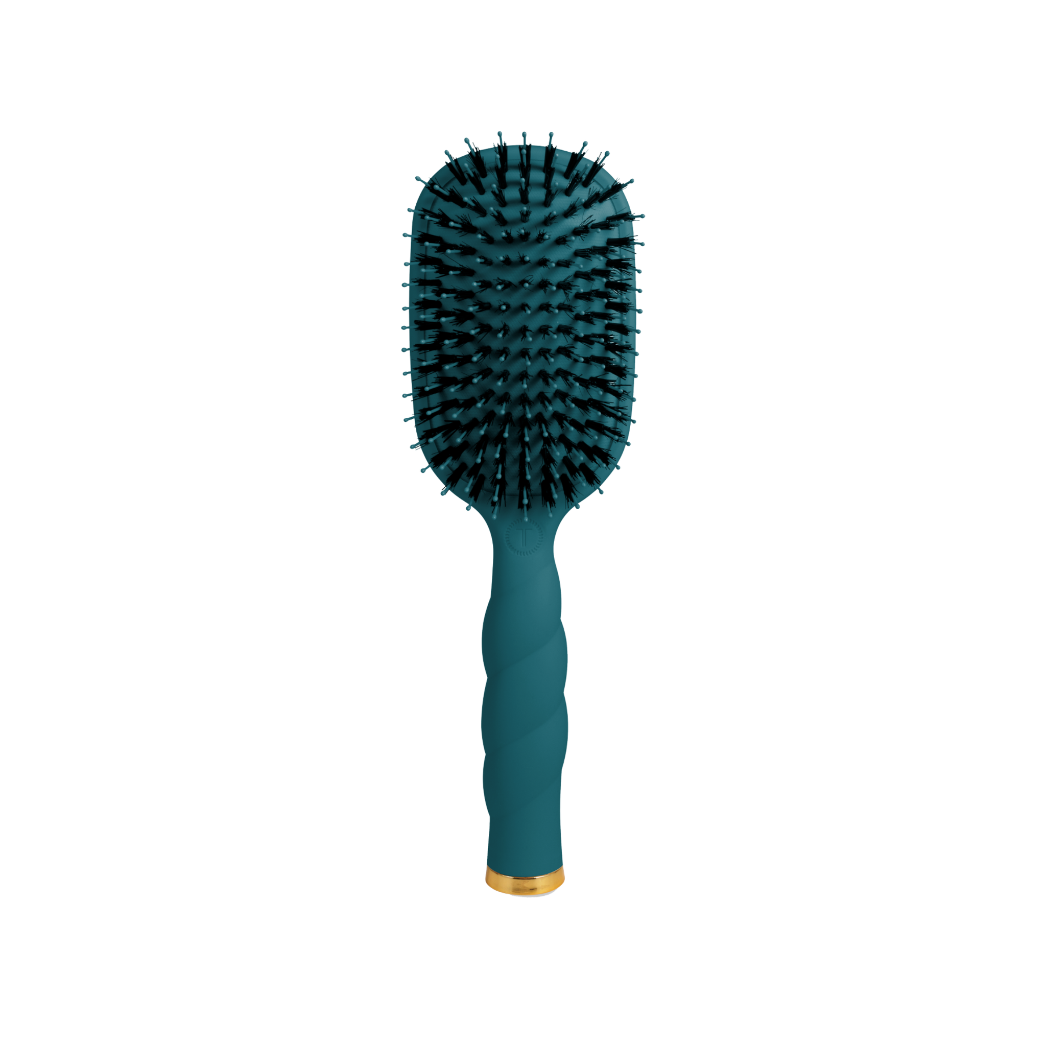 Boar Bristle Hair Brush - Teal With It