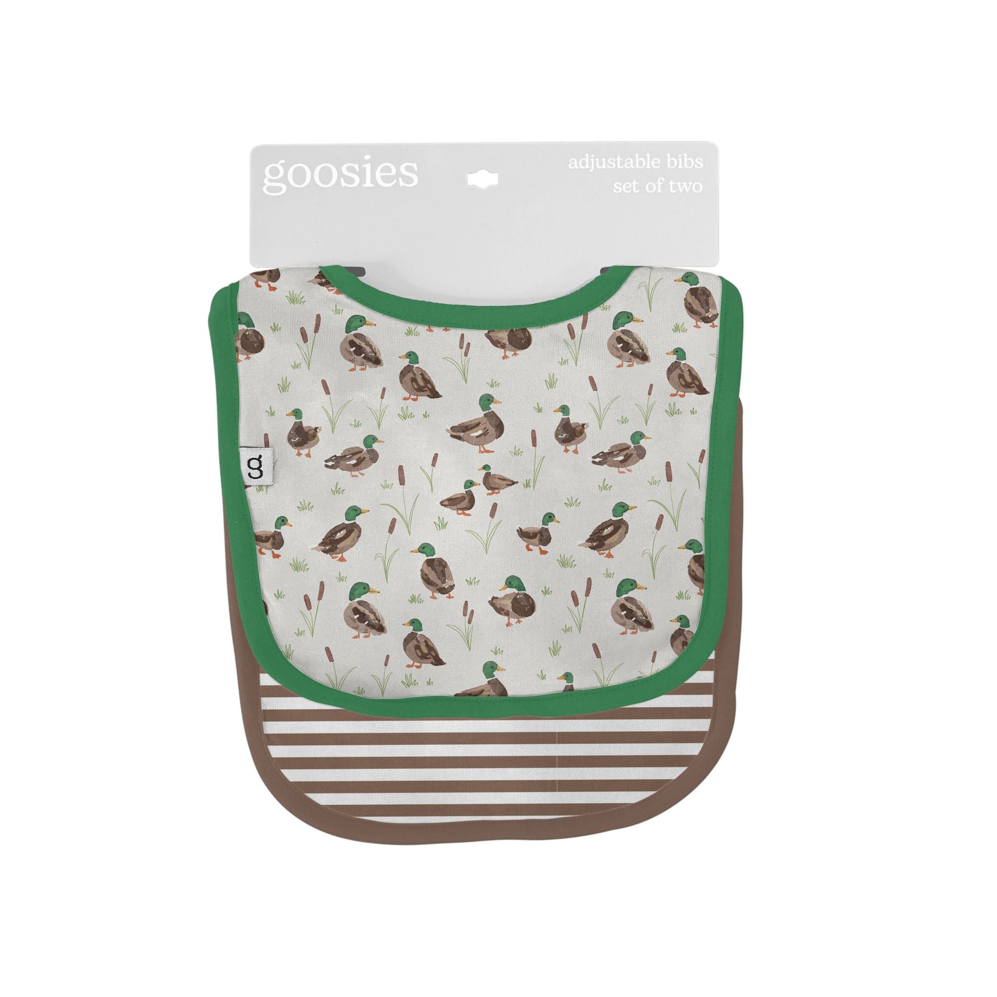 Mallard Drake Ducks Bib Set