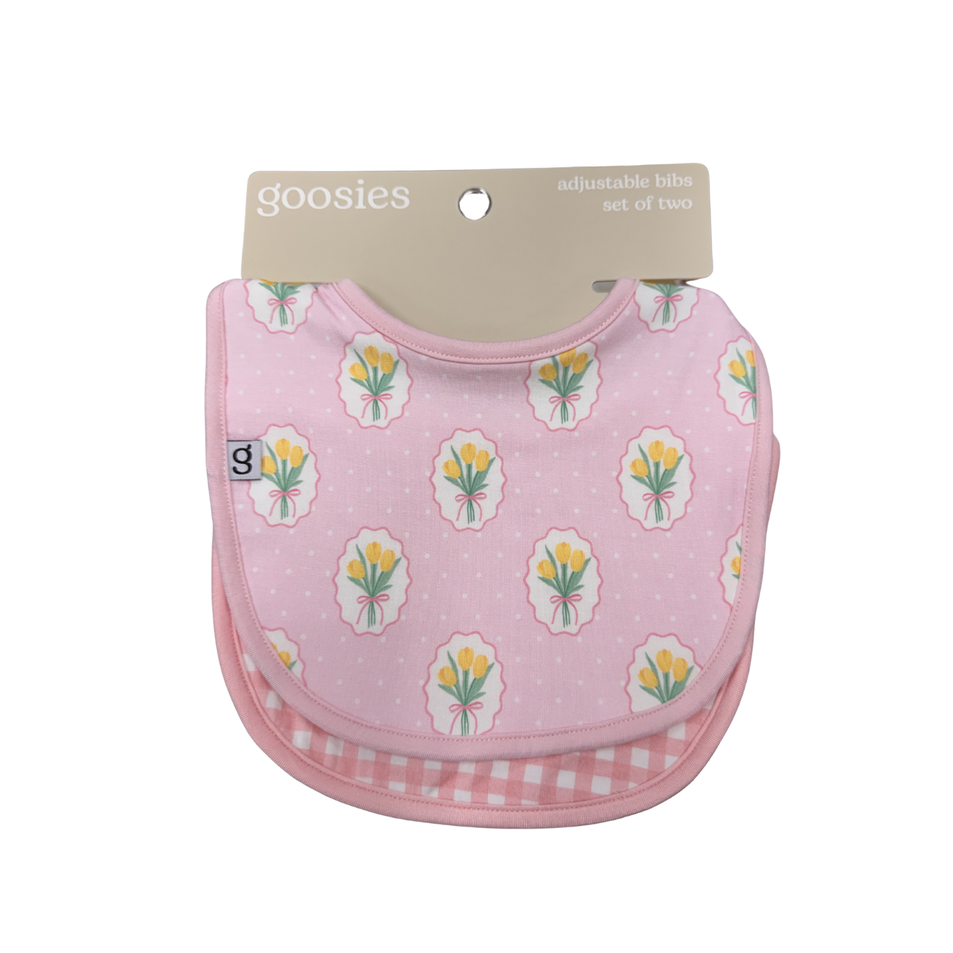 Fancy Tulips Bib Set