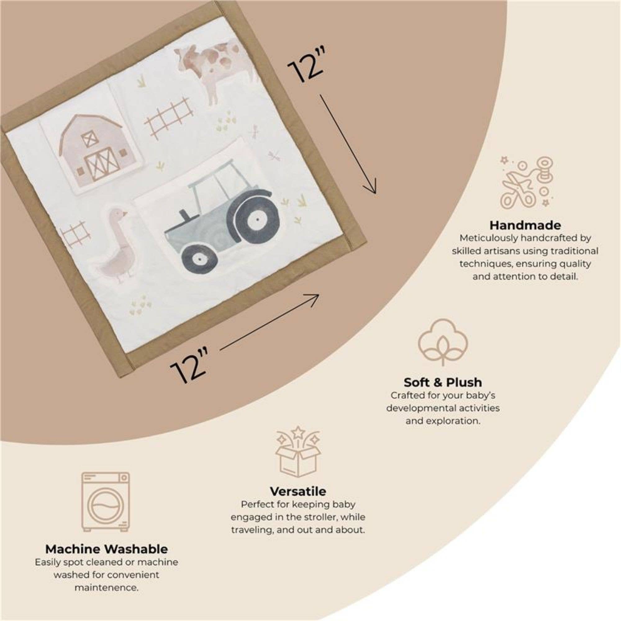 Charlie Farmhouse Activity Travel Mat