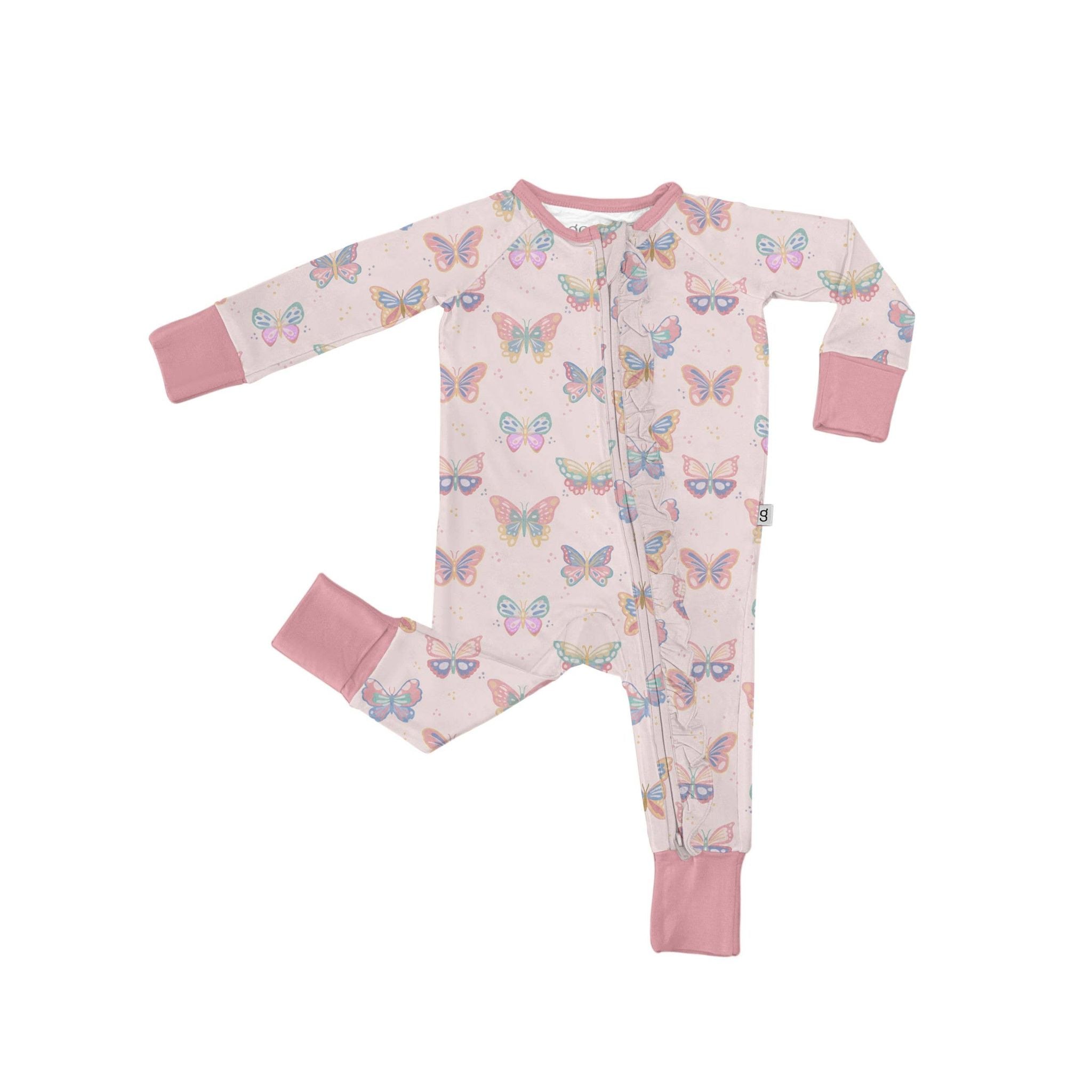 Butterfly Bliss Convertible Zip PJs