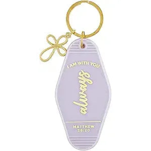 Inspirational Vintage Style Motel Key Ring