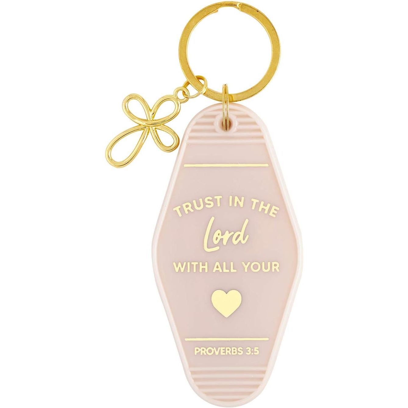 Inspirational Vintage Style Motel Key Ring