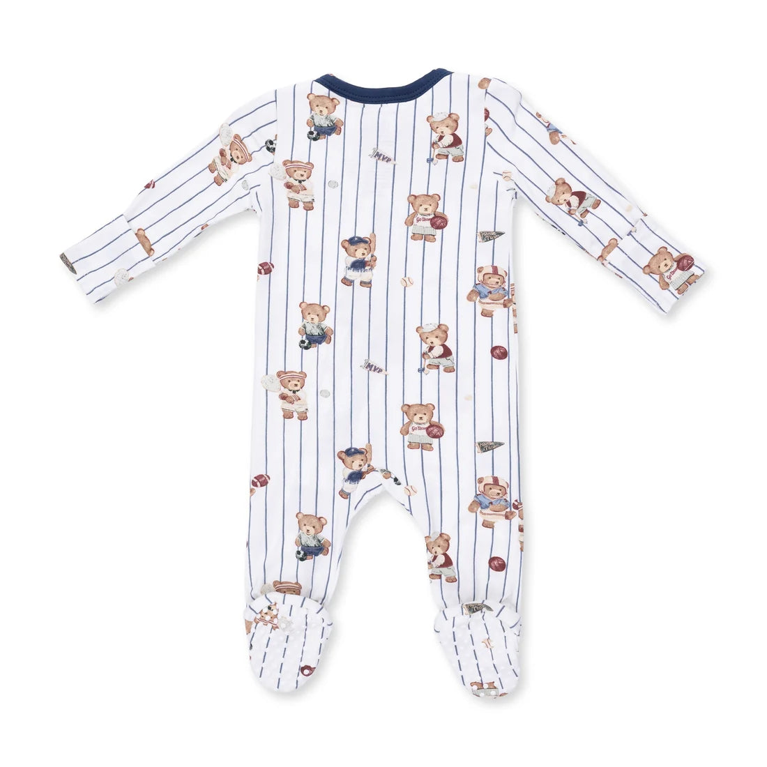 Mixed Sports Bears 2 Way Zipper Footie