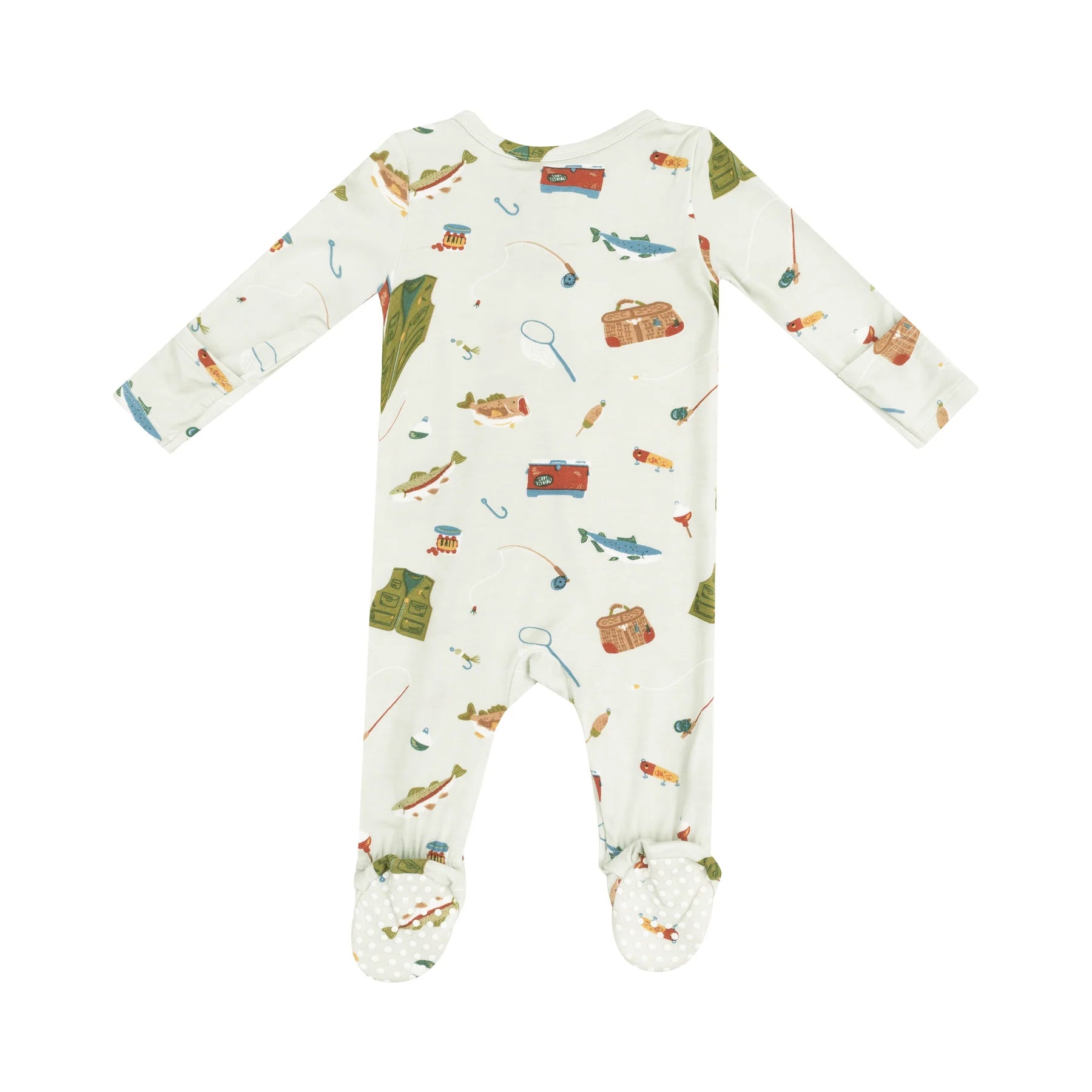 Fishing Things 2 Way Zipper Footie