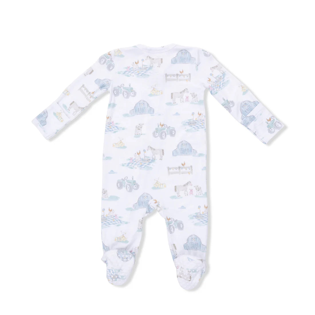 Farm Animal Party 2 Way Zipper Footie