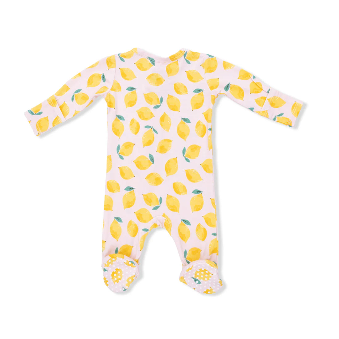Sunny Lemons 2 Way Zipper Footie