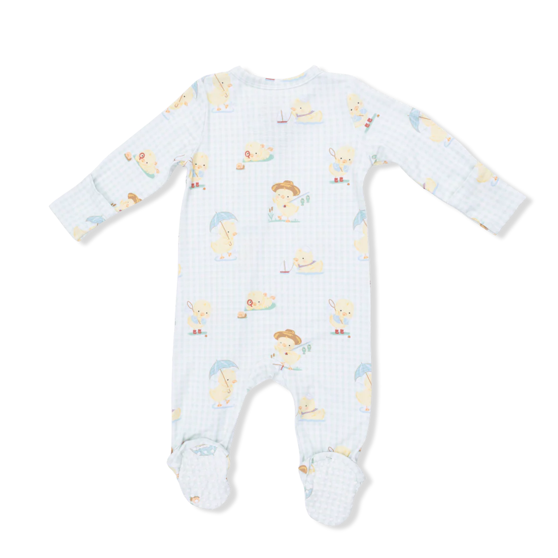 Vintage Spring Ducklings 2 Way Zipper Footie