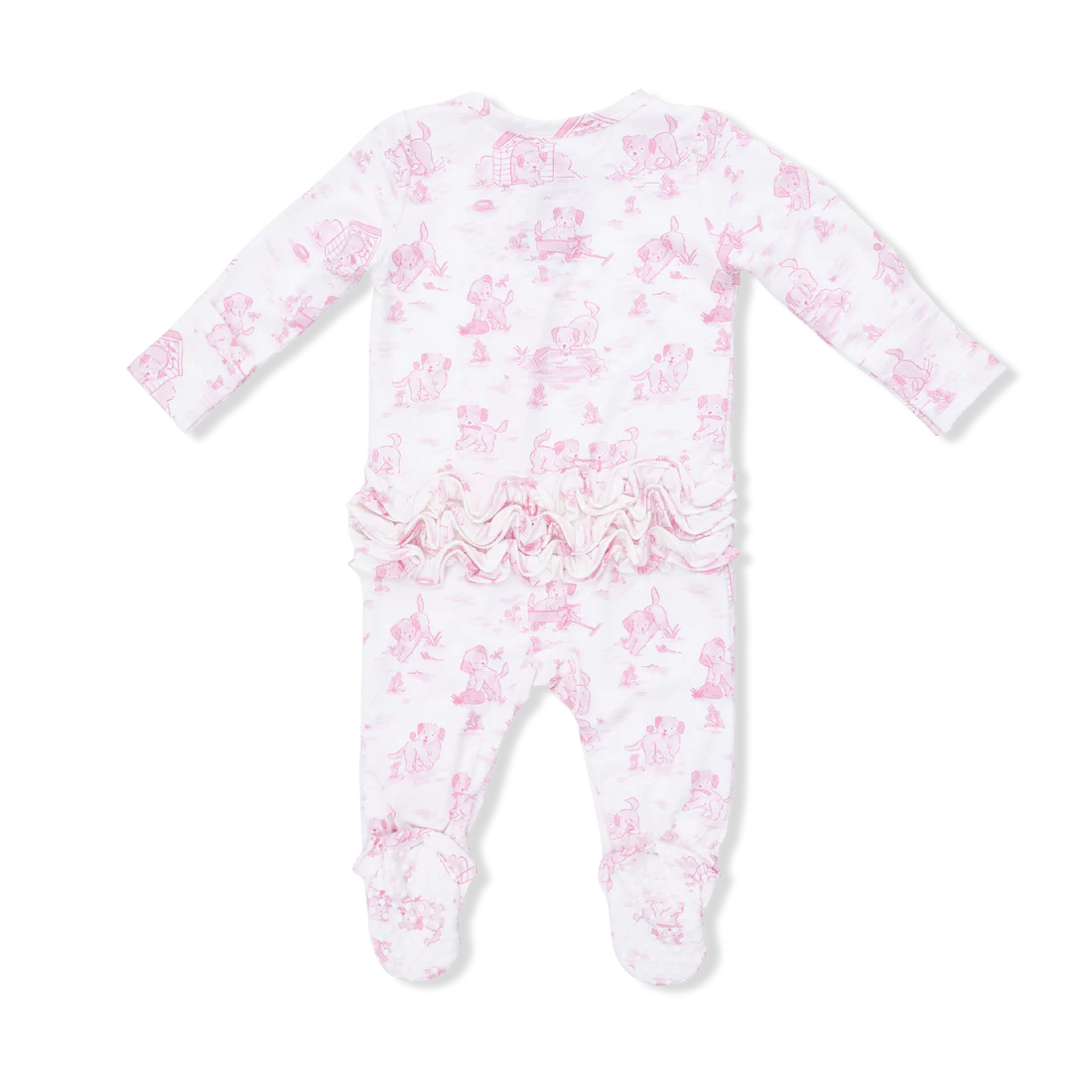 Puppy Toile 2 Way Zipper Footie