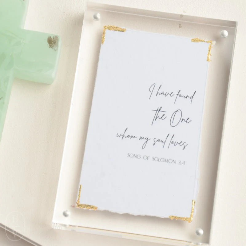 Song of Solomon 3:4 Acrylic Block