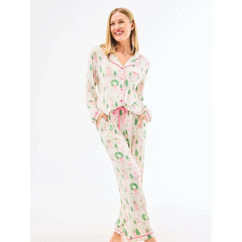Charlotte Home For Christmas Pajama Set
