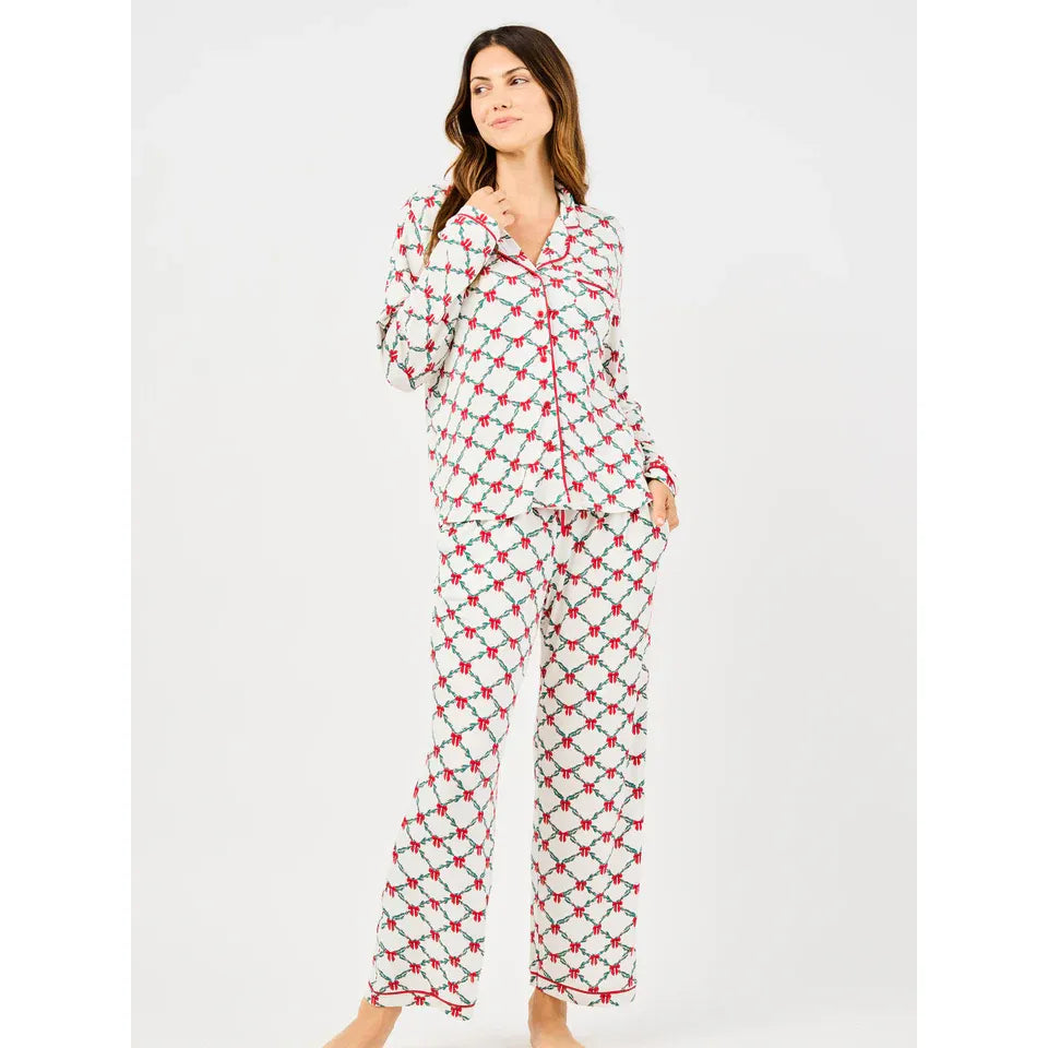 Charlotte Lattice Garland Pajama Set