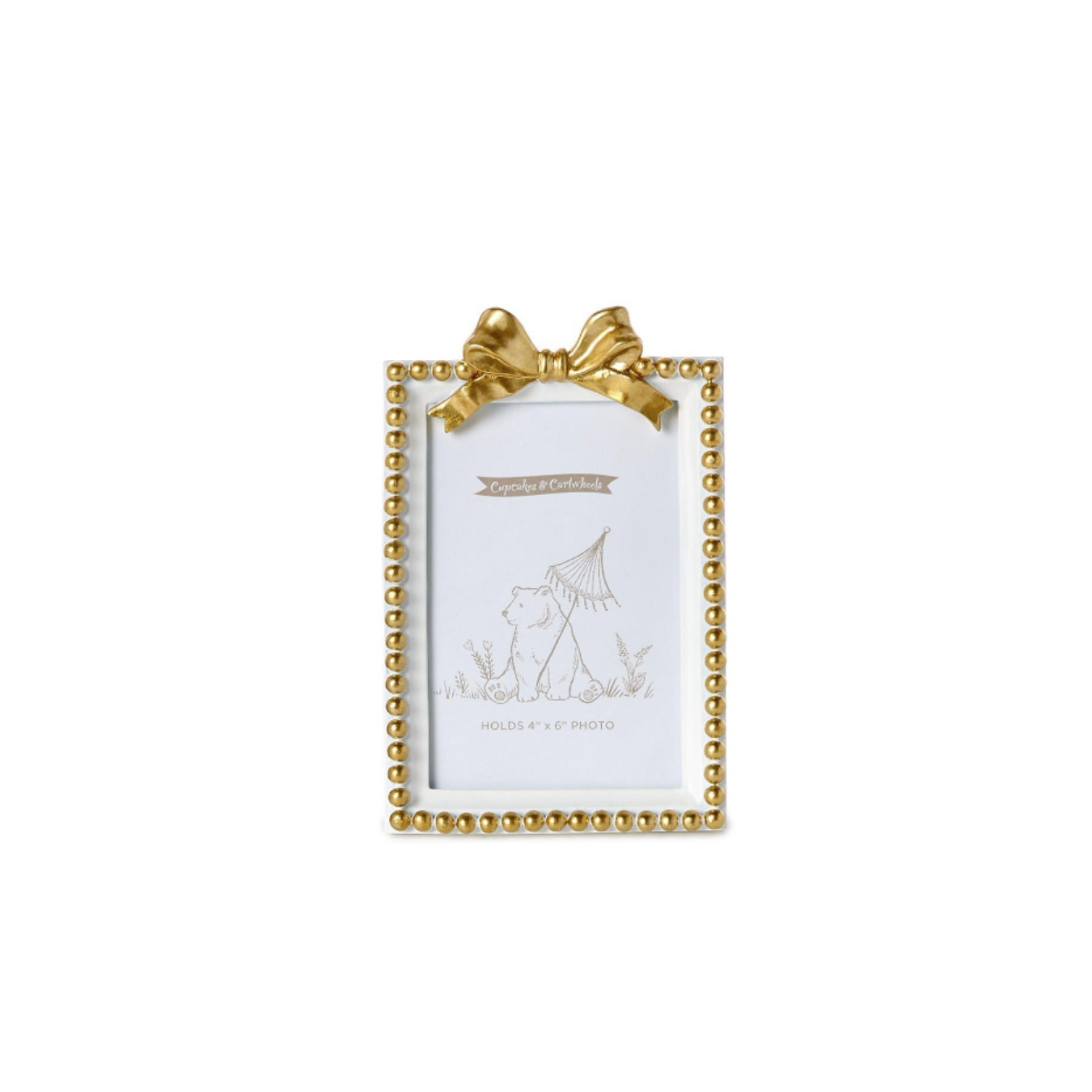 Golden Bow Photo Frames - Sold Separately