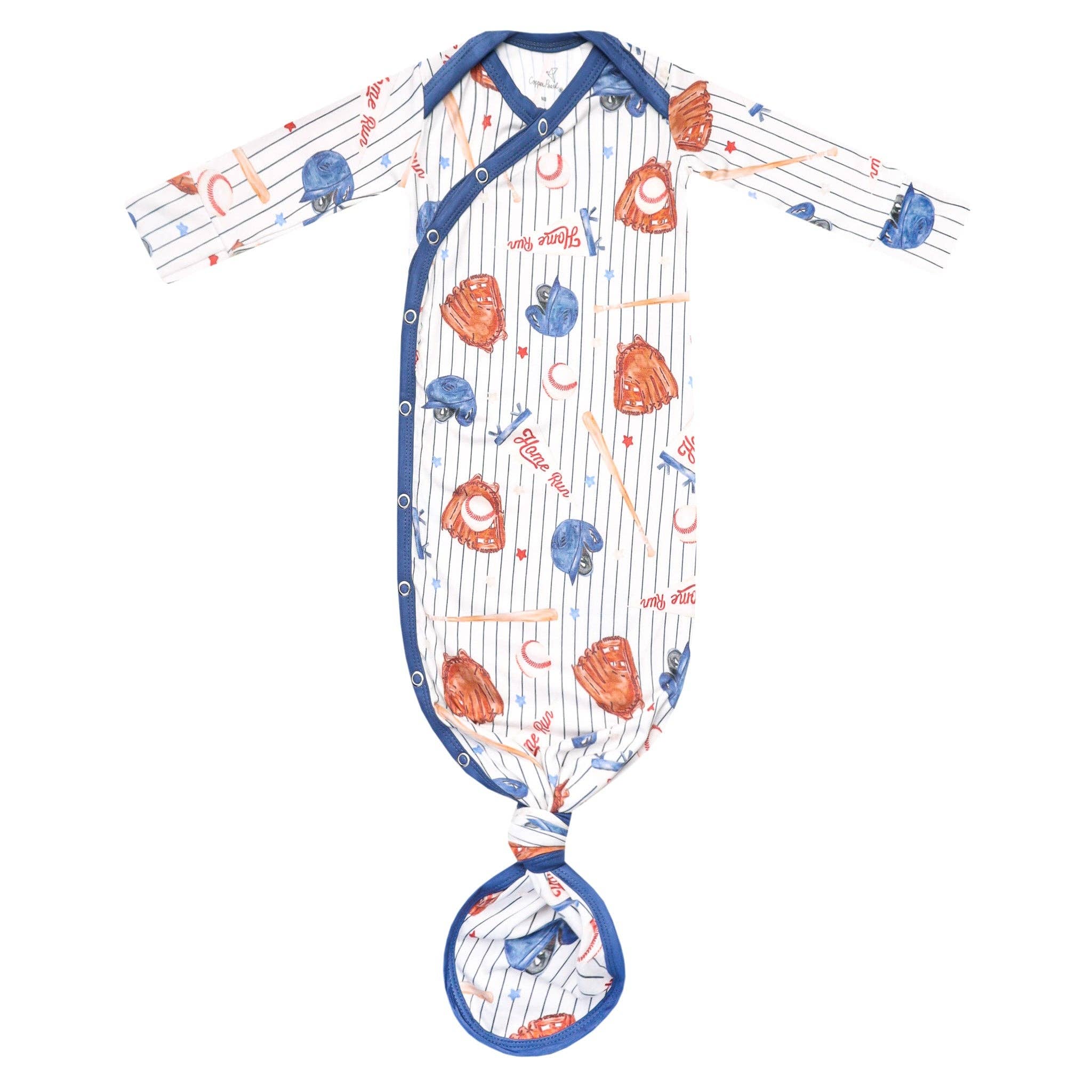 Newborn Knotted Gown All Star